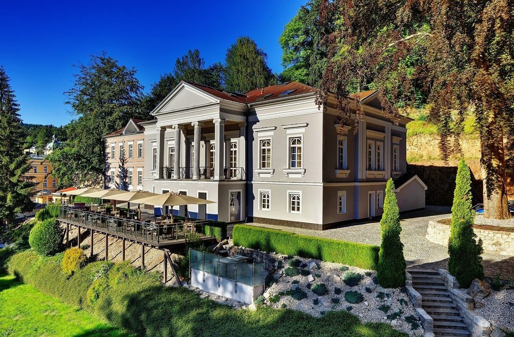 Gourmet Hotel Villa Patriot Mariánské Lázně Exterior foto